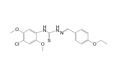 4-(4-chloro-2,5-dimethoxyphenyl)-1-(p-ethoxybenzylidene)-3-thiosemicarbazide