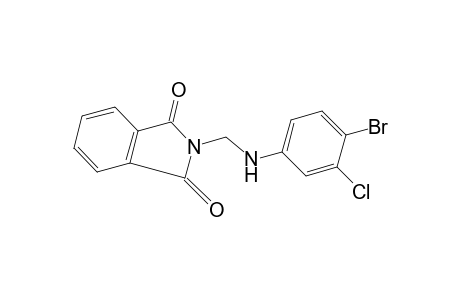 N-[(4-bromo-3-chloroanilino)methyl]phthalimide