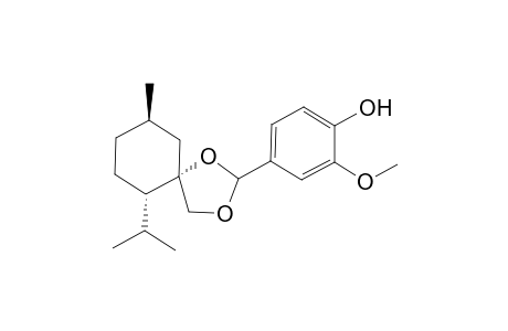 4-((5S,6S,9R)-6-Isopropyl-9-methyl-1,3-dioxaspiro[4.5]decan-2-yl)-2-methoxyphenol