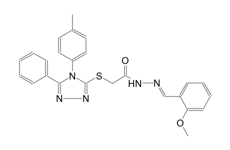 acetic acid, [[4-(4-methylphenyl)-5-phenyl-4H-1,2,4-triazol-3-yl]thio]-, 2-[(E)-(2-methoxyphenyl)methylidene]hydrazide