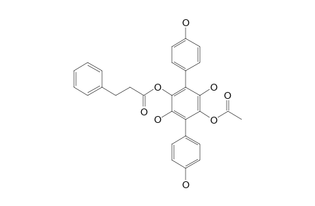 CURTISIAN-P;PHENYLPROPIONIC-ACID-3',4,4'',6'-TETRAHYDROXY-5'-(ACETOXY)-[1,1':4',1''-TERPHENYL]-2'-YLESTER