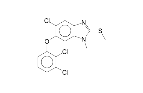 5-Chloro-6-(2,3-dichloro-phenoxy)-1-methyl-2-methylsulfanyl-1H-benzoimidazole