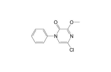 2(1H)-Pyrazinone, 5-chloro-3-methoxy-1-phenyl-