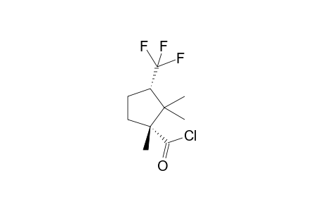 (1R,3S)-1,2,2-trimethyl-3-(trifluoromethyl)cyclopentanecarbonyl chloride