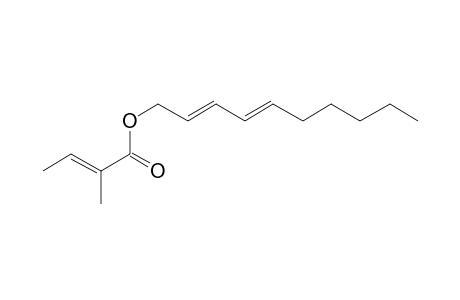 Decadienyl tiglate, 2E, 4E-