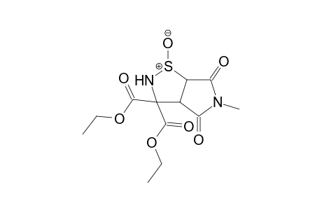 2H-Pyrrolo[3,4-d]isothiazole-3,3(3aH)-dicarboxylic acid, tetrahydro-5-methyl-4,6-dioxo-, diethyl ester, 1-oxide, (1.alpha.,3a.alpha.,6a.alpha.)-(.+-.)-