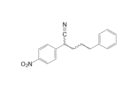 2-(p-nitrophenyl)-5-phenyl-2,4-pentadienenitrile