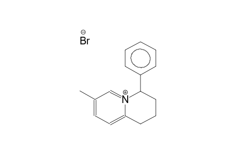 7-METHYL-4-PHENYL-1,2,3,4-TETRAHYDROQUINOLIZINIUM BROMIDE