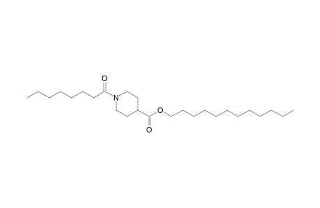 Isonipecotic acid, N-(octanoyl)-, dodecyl ester