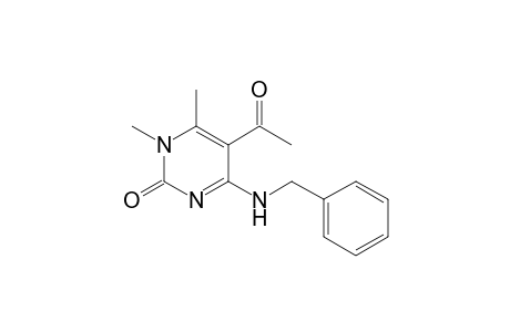 5-acetyl-4-(benzylamino)-1,6-dimethyl-2(1H)-pyrimidinone