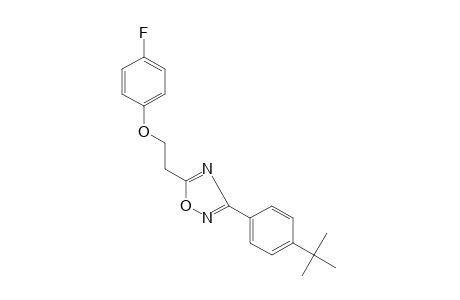 3-(p-tert-butylphenyl)-5-[2-(p-fluorophenoxy)ethyl]-1,2,4-oxadiazole