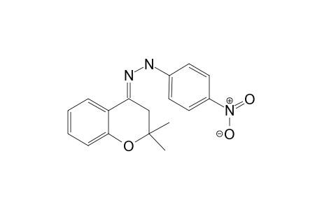 2,2-Dimethylchroman-4-one (4-nitrophenyl)hydrazone