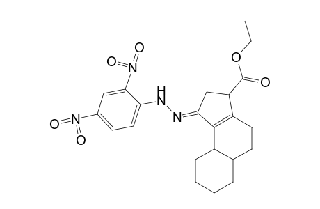 2,3,4,5,5a,6,7,8,9,9a-DECAHYDRO-1-OXO-1H-BENZ[e]INDENE-3-CARBOXYLIC ACID, ETHYL ESTER, (2,4-DINITROPHENYL)HYDRAZONE