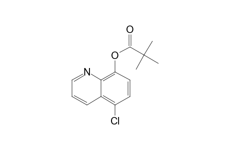 5-Chloro-8-hydroxyquinoline, trimethylacetate