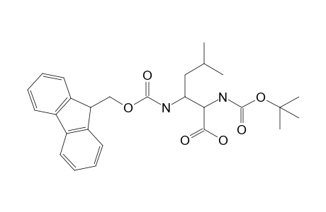 3-(N-Fluoren-9-ylmethoxycarbonylamino)-3-isobutyl-2-(tert-butyloxycarbonylamino)propanoic acid