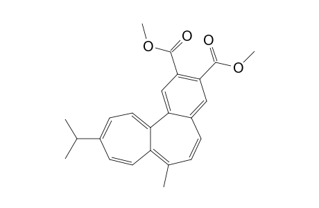 Dimethyl 10-isopropyl-7-methylbenzo[a]heptalene-2,3-dicarboxylate