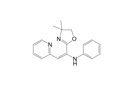 [1-(4,4-Dimethyl-4,5-dihydrooxazol-2-yl)-2-pyridin-2-ylvinyl]phenylamine