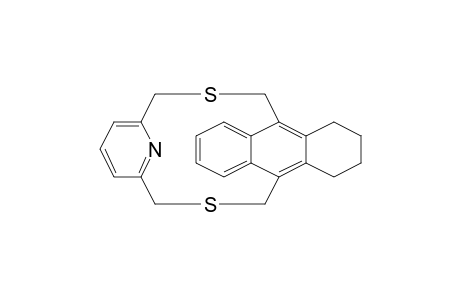 2,15-Dithia[3](9,10)anthraceno[3](2,6)pyridinophane, 1,2,3,4-tetrahydro-