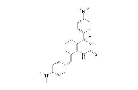 8-[p-(dimethylamino)benzylidene]-4-[p-(dimethylamino)phenyl]-3,4,5,6,7,8-hexahydro-2(1H)-quinazolinethione