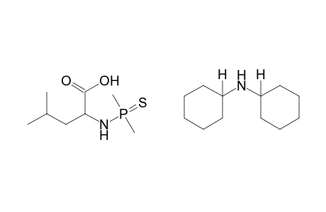 N-(dimethylphosphinothioyl)-L-leucine, compound with dicyclohexylamine