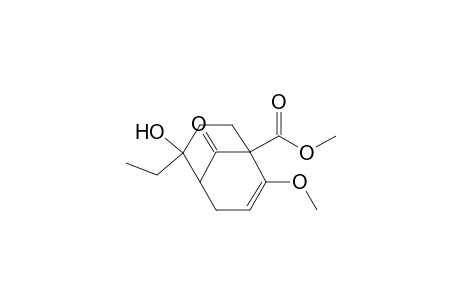 Bicyclo[3.3.1]non-2-ene-1-carboxylic acid, 6-ethyl-6-hydroxy-2-methoxy-9-oxo-, methyl ester, endo-