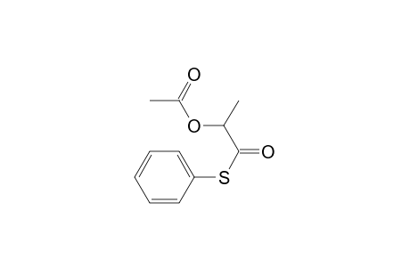 1-Methyl-2-oxo-2-(phenylsulfanyl)ethyl acetate