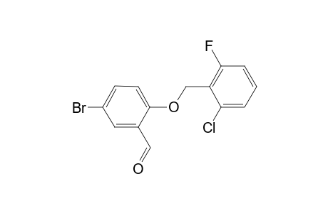 5-Bromo-2-[(2-chloro-6-fluorobenzyl)oxy]benzaldehyde