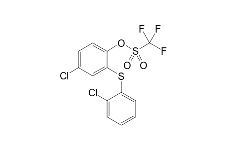 4-Chloro-2-((2-chlorophenyl)thio)phenyl trifluoromethanesulfonate