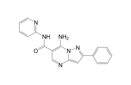 7-Amino-2-phenyl-N-(pyridin-2-yl)pyrazolo[1,5-a]pyrimidine-6-carboxamide