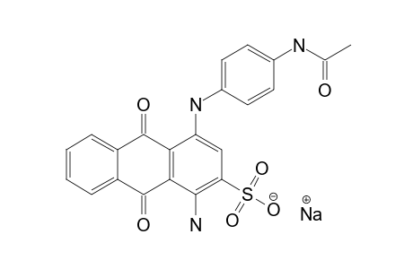 1-Amino-2-sulfo-4-(4'-acetamidoanilino)anthrachinon