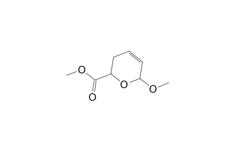 3,6-dihydro-6-methoxy-2H-pyran-2-carboxylic acid, methyl ester