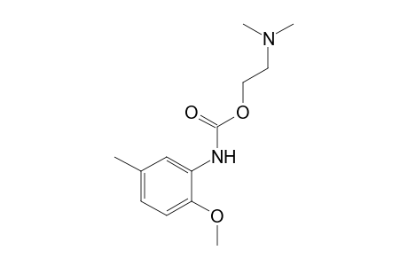 2-methoxy-5-methylcarbanilic acid, 2-(dimethylamino)ethyl ester