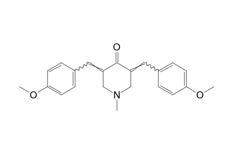 3,5-bis(p-methoxybenzylidene)-1-methyl-4-piperidone