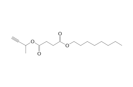 Succinic acid, but-3-yn-2-yl octyl ester