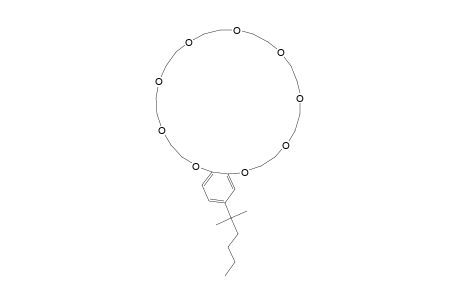 4'-(1,1-DIMETHYLPENTYL)-BENZO-27-CROWN-9