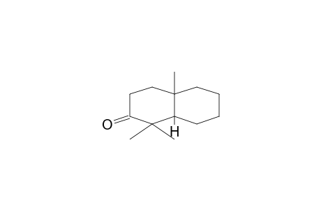 2(1H)-Naphthalenone, octahydro-1,1,4a-trimethyl-