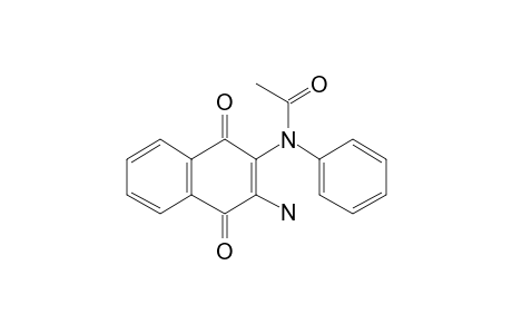 N-(3-Amino-1,4-dioxo-1,4-dihydronaphthalen-2-yl)-N-phenylacetamide