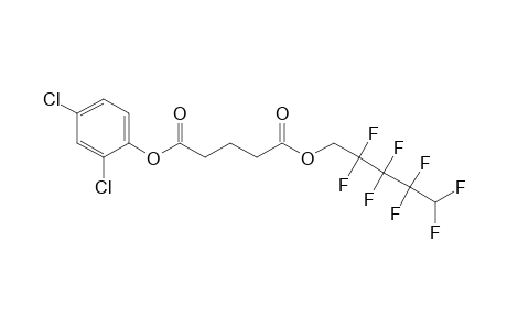 Glutaric acid, 2,2,3,3,4,4,5,5-octafluoropentyl 2,4-dichlorophenyl ester