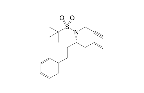 (3S)-N-(tert-Butanesulfonyl)-N-(2-propyl)-1-phenylhex-5-en-3-amine