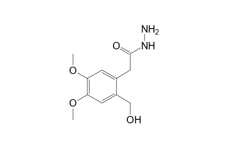 [4,5-DIMETHOXY-2-(HYDROXYMETHYL)PHENYL]ACETIC ACID, HYDRAZIDE