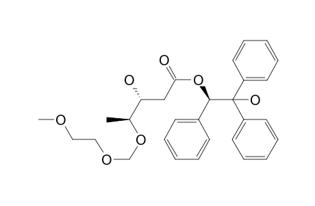 (1'R,3R,4S)-3-Hydroxy-4-[(2-methoxyethoxy)methoxy]pentanoic acid 2'-hydroxy-1',2',2'-triphenylethyl ester