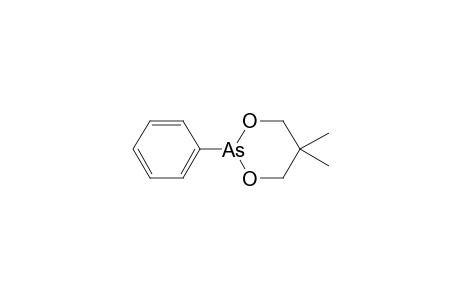 1,3,2-Dioxarsenane, 5,5-dimethyl-2-phenyl-