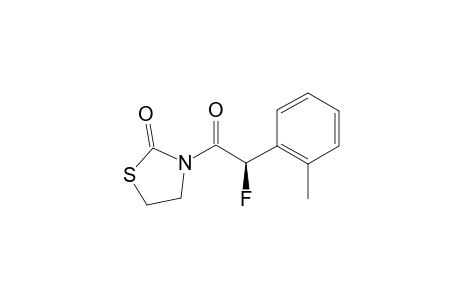 3-[2-FLUORO-2-(2-METHYLPHENYL)-ACETYL]-2-THIAZOLIDINONE