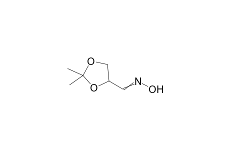 1,3-Dioxolane-4-carboxaldehyde, 2,2-dimethyl-, oxime