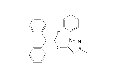 5-((1-fluoro-2,2-diphenylvinyl)oxy)-3-methyl-1-phenyl-1H-pyrazole