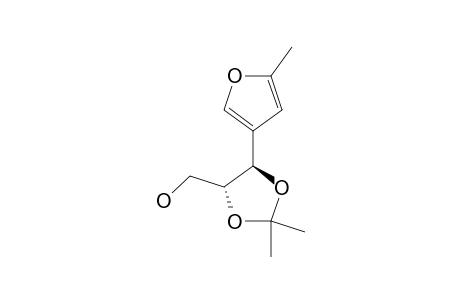 2,3-(ISOPROPYLIDENEDIOXY)-3-(5-METHYLFUR-3-YL)-PROPAN-1-OL