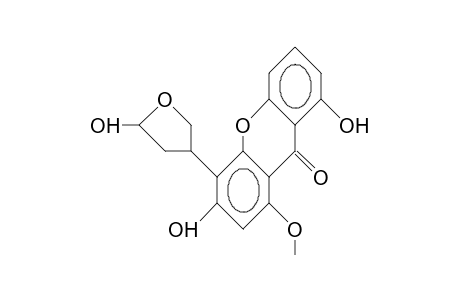 Didehydro-sterigmatodiol hemiacetal