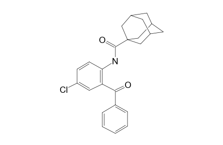 Adamantane-1-carboxamide, N-(2-benzoyl-4-chlorophenyl)-