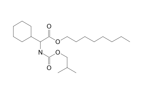 Glycine, 2-cyclohexyl-N-isobutoxycarbonyl-, octyl ester