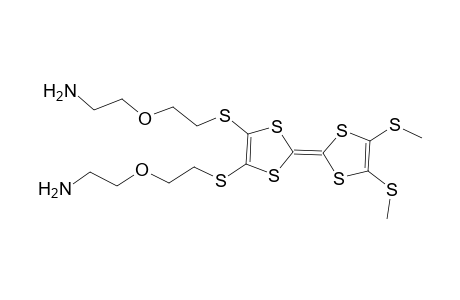 2-[2-[[5-[2-(2-aminoethoxy)ethylsulfanyl]-2-[4,5-bis(methylsulfanyl)-1,3-dithiol-2-ylidene]-1,3-dithiol-4-yl]sulfanyl]ethoxy]ethanamine